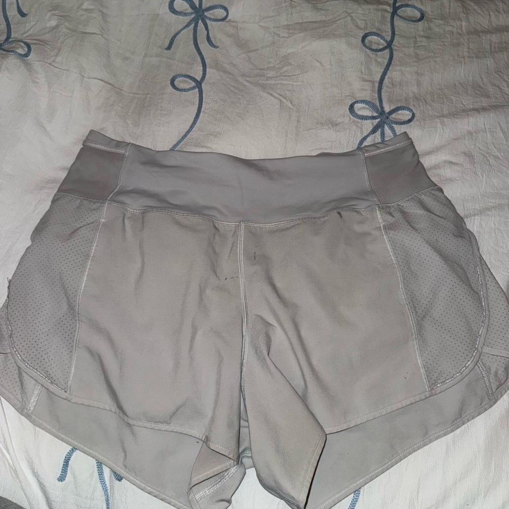 Lululemon Athletica Gray Athletic Shorts Lightweight Design